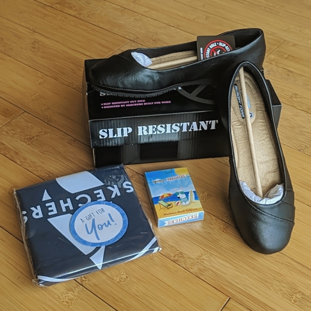 Skechers Slip Resistant Callao Flats